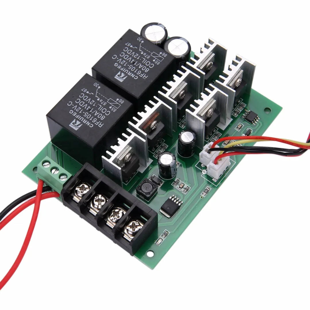 PWM Speed Control DC 10V-50V 12/24/36/48V 60A Brush Motor Speed Controller Regulator CW CCW Reversible Switch For DC Brush Motor