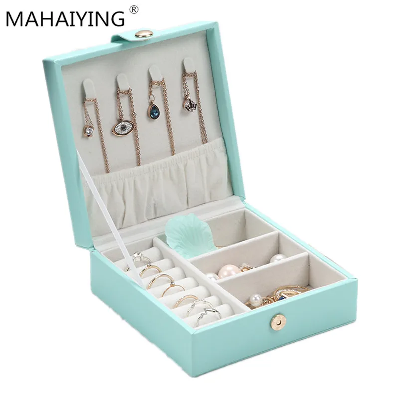 New Single PU Simple Jewelry Reception Box Creative Portable Jewelry Box Ear Nail Earring Ring Small Jewelry Box
New Single PU Simple Jewelry Reception Box Creative Portable Jewelry Box Ear Nail Earring Ring Small Jewelry Box