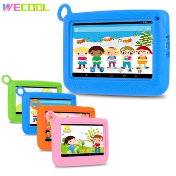 WeCool Kids Games Tablet PC 7 Inch Android 4.4 Quad Core 8GB HD Screen Children Education Learning PAD with Silicon Bracket Case
WeCool Kids Games Tablet PC 7 Inch Android 4.4 Quad Core 8GB HD Screen Children Education Learning PAD with Silicon Bracket Case