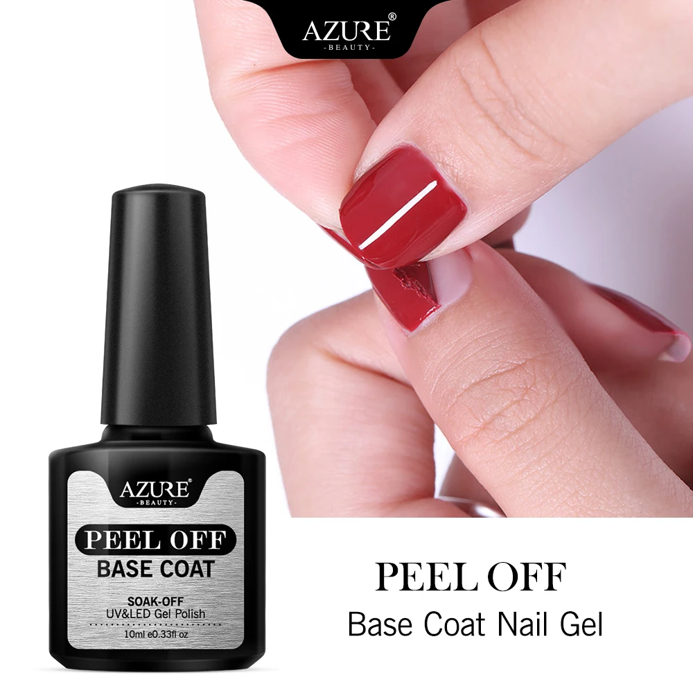 Azure Beauty New 10ml Peel Off Base Coat No Need Remover Water Primer Gel Varnish Soak Off UV Gel Polish Cured By UV/LED Lamp
Azure Beauty New 10ml Peel Off Base Coat No Need Remover Water Primer Gel Varnish Soak Off UV Gel Polish Cured By UV/LED Lamp