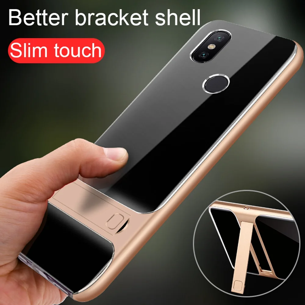 Cases For Xiaomi Redmi Note 6 Pro 4X 5 Plus Case Silicone Transparent Hybrid Hard Stand Cover For Xiomi Mi A2 6X A1 5X 6 5s Case
Cases For Xiaomi Redmi Note 6 Pro 4X 5 Plus Case Silicone Transparent Hybrid Hard Stand Cover For Xiomi Mi A2 6X A1 5X 6 5s Case