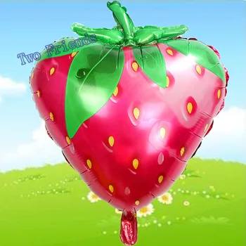 30pcs/lot large Strawberry Shape Aluminum Foil Balloons Fruit party balloon wedding birthday party decorations child gifts
30pcs/lot large Strawberry Shape Aluminum Foil Balloons Fruit party balloon wedding birthday party decorations child gifts