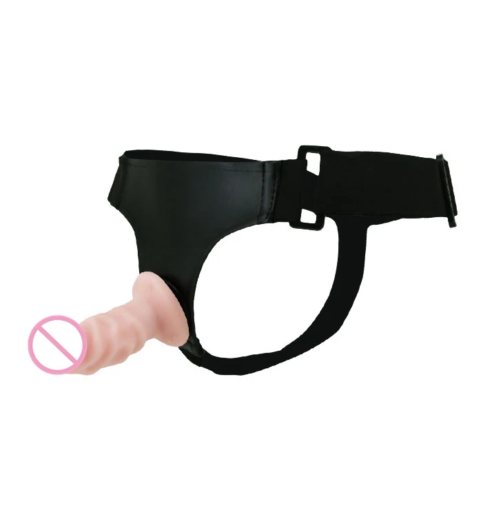 Two Small Size Penis Ultra Elastic Harness Strap on Dildo Gay Couples Sex Products for Anal Sex Toy 1