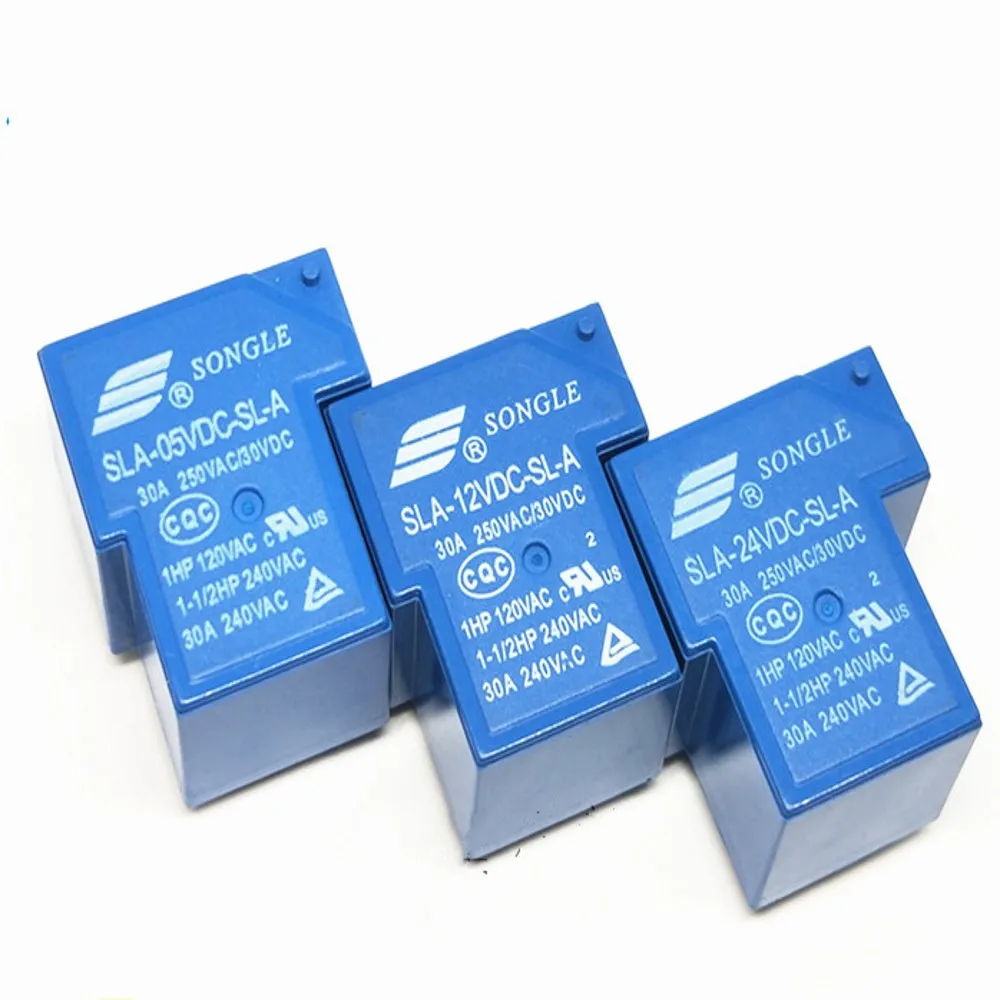 10PCS/lot Power relays SLA-05VDC-SL-A SLA-09VDC-SL-A SLA-12VDC-SL-A SLA-24VDC-SL-A 5V 9V 12V 24V 30A 4PIN T90
10PCS/lot Power relays SLA-05VDC-SL-A SLA-09VDC-SL-A SLA-12VDC-SL-A SLA-24VDC-SL-A 5V 9V 12V 24V 30A 4PIN T90