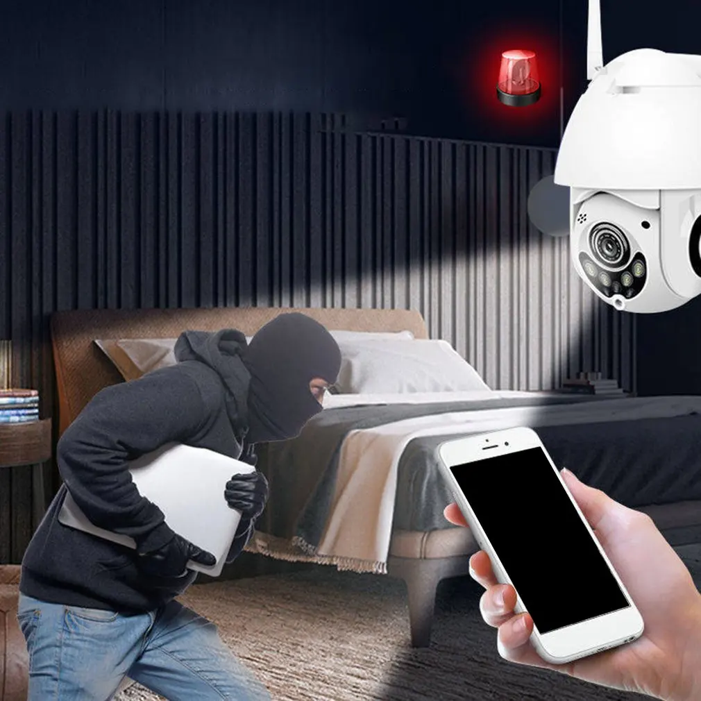 7 LED Outdoor Waterproof Wireless Wifi Security Camera 320 Degree Rotation Ball Machine Network Surveillance Camera 720/1080P
7 LED Outdoor Waterproof Wireless Wifi Security Camera 320 Degree Rotation Ball Machine Network Surveillance Camera 720/1080P