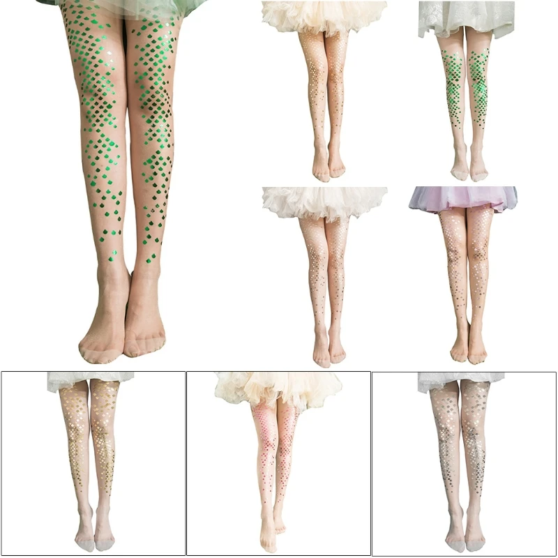 Women Pantyhose Elastic Mermaid Printed Skimmy Stockings Fish Scale Slim Tights Transparent Pantyhose Anti-Hook 15D Thickness
Women Pantyhose Elastic Mermaid Printed Skimmy Stockings Fish Scale Slim Tights Transparent Pantyhose Anti-Hook 15D Thickness