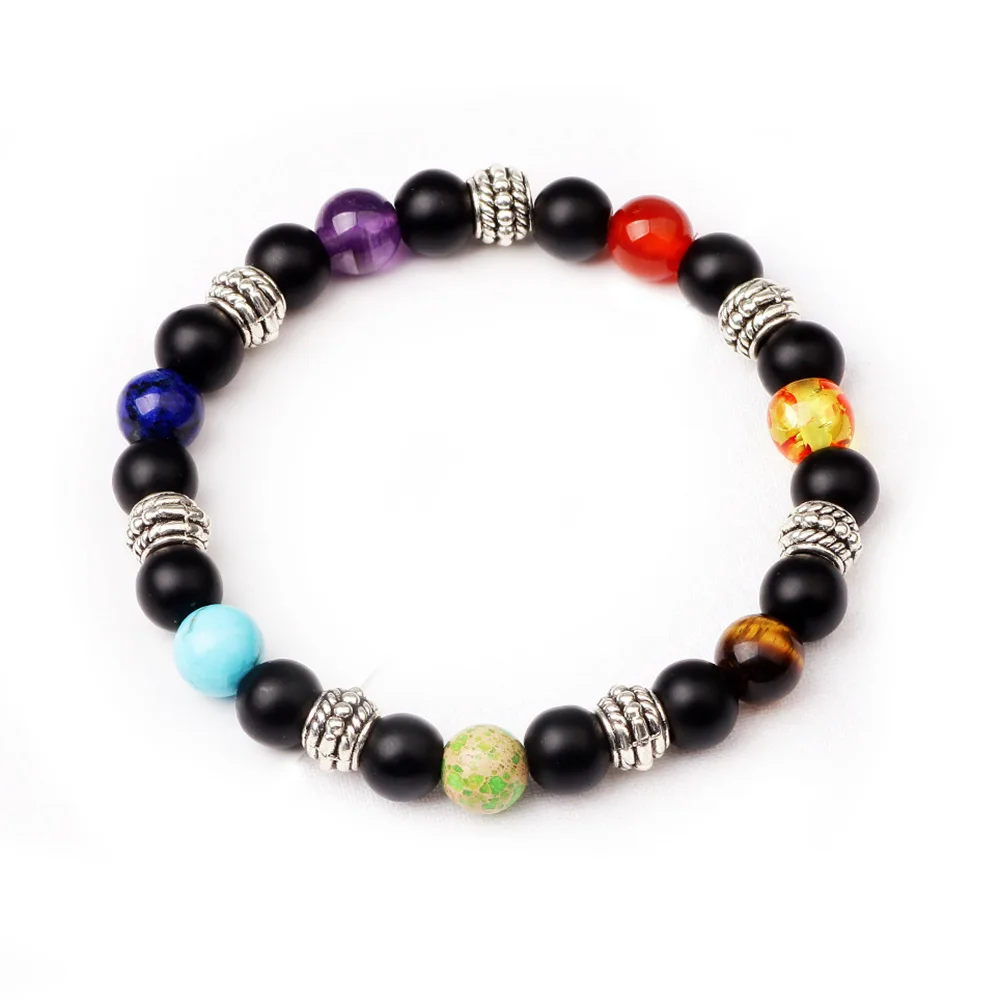 Natural Stone 7 Chakra Bracelet Men Healing Balance Beads Reiki Buddha Prayer Natural Stone Yoga Bracelet Women Men Jewelry
Natural Stone 7 Chakra Bracelet Men Healing Balance Beads Reiki Buddha Prayer Natural Stone Yoga Bracelet Women Men Jewelry