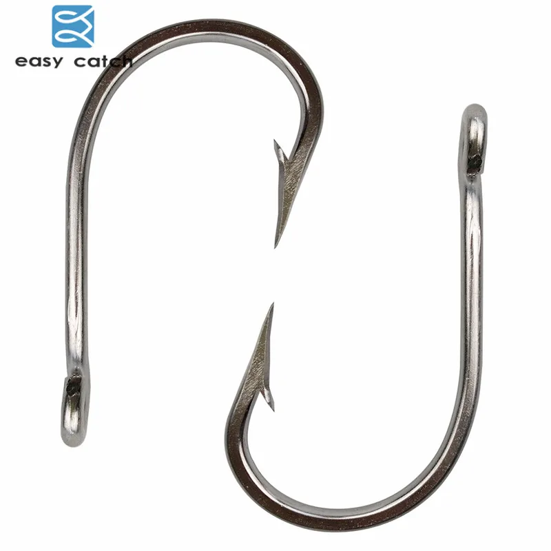 Easy Catch 30pcs 7691 Stainless Steel Sharp Big Thick Tuna Fishing Hooks Size 5/0 6/0 7/0 8/0 9/0 10/0 11/0 12/0 13/0
Easy Catch 30pcs 7691 Stainless Steel Sharp Big Thick Tuna Fishing Hooks Size 5/0 6/0 7/0 8/0 9/0 10/0 11/0 12/0 13/0
