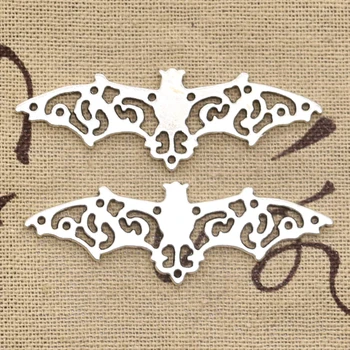 8pcs Charms Flying Bat Vampire Dracula Halloween 56x19mm Antique Bronze Silver Color Pendant Making DIY Handmade Tibetan Jewelry
8pcs Charms Flying Bat Vampire Dracula Halloween 56x19mm Antique Bronze Silver Color Pendant Making DIY Handmade Tibetan Jewelry