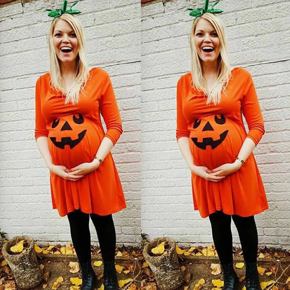 Maternity Dress Pregnants Women Clothes Long Sleeve Nursing Dress Maternity Summer Causal Halloween Devil Print Nightgown
Maternity Dress Pregnants Women Clothes Long Sleeve Nursing Dress Maternity Summer Causal Halloween Devil Print Nightgown