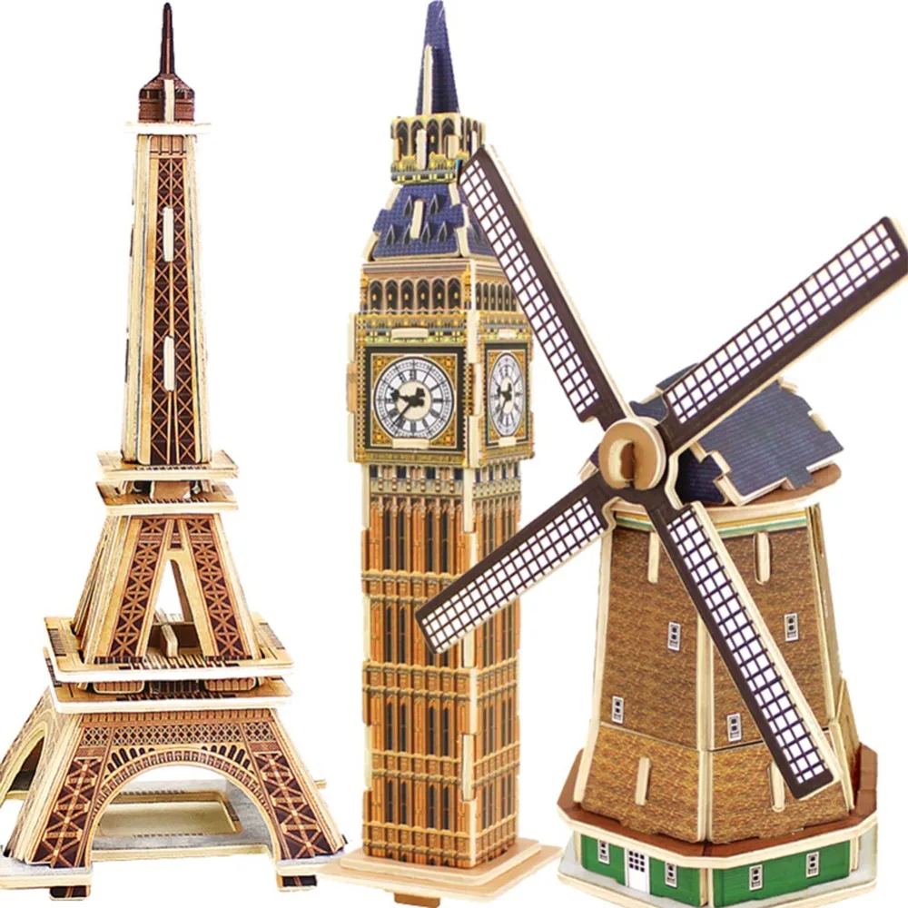 Carboard 3D Paper Building Puzzle Model Toys World Souvenir Tower Bridge Notre Dame Tour Eiffel Educational Gift for Kids#291383
Carboard 3D Paper Building Puzzle Model Toys World Souvenir Tower Bridge Notre Dame Tour Eiffel Educational Gift for Kids#291383