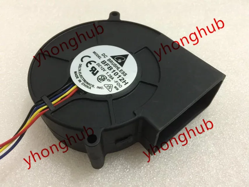 Вентилятор охлаждения сервера Delta Electronics BFB1012H F00 DC 12 В 0.45A 97x97x33 мм
Вентилятор охлаждения сервера Delta Electronics BFB1012H F00 DC 12 В 0.45A 97x97x33 мм