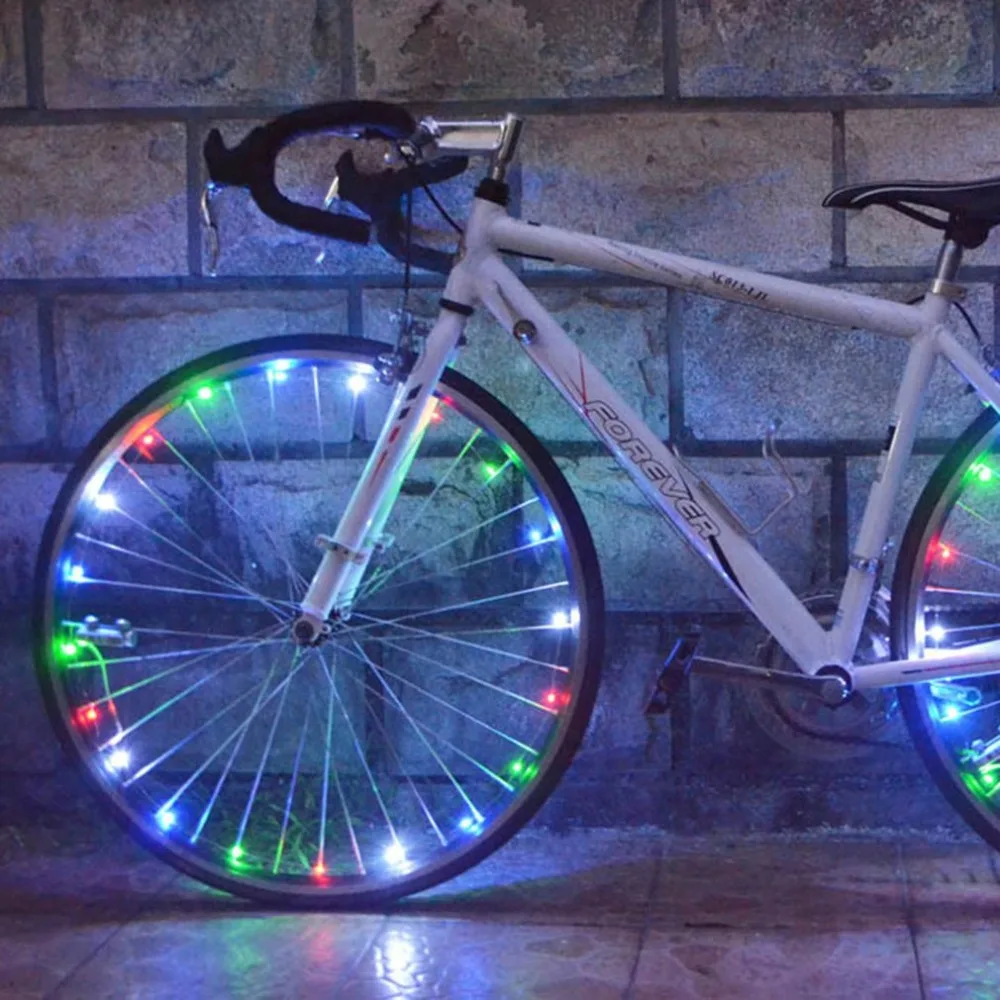 

Bicycle Wheel Light Bike Tire Spoke Lamp Universal Bicycle Wheel Flashlight Waterproof Wire Rim Cycling Light Hot Dropshipping