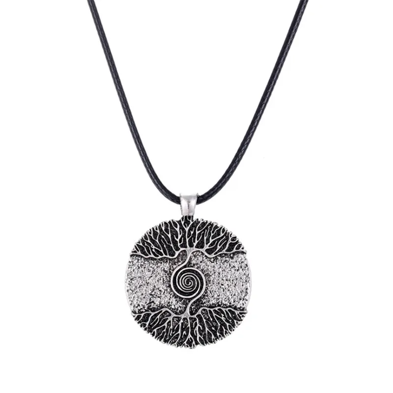 Vikings Amulet The Tree of Life Yggdrasil Nordic Talisman Stainless Steel Leather Chain Pendant Necklace Men Women Jewelry
Vikings Amulet The Tree of Life Yggdrasil Nordic Talisman Stainless Steel Leather Chain Pendant Necklace Men Women Jewelry