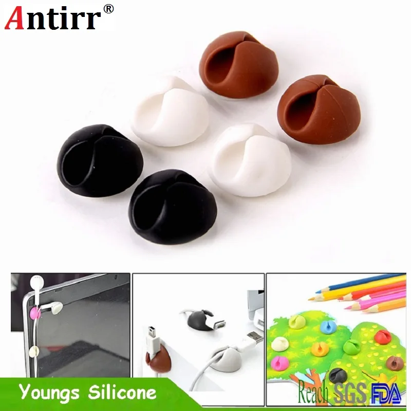 Round Cable Holder Protector Management Device Organizer Finishing Desktop Plug Silicone Wire Retention Clips Power Cord Winder
Round Cable Holder Protector Management Device Organizer Finishing Desktop Plug Silicone Wire Retention Clips Power Cord Winder