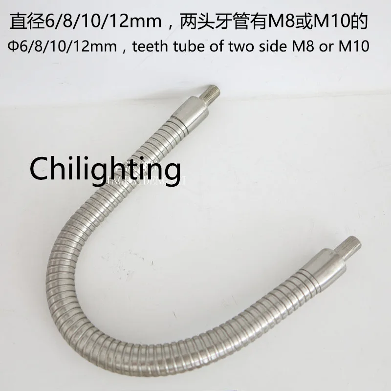 3 piece Dia.10mm Metal universal hose gooseneck tube clamp LED extending growth bendable lighting accessories | Лампы и освещение