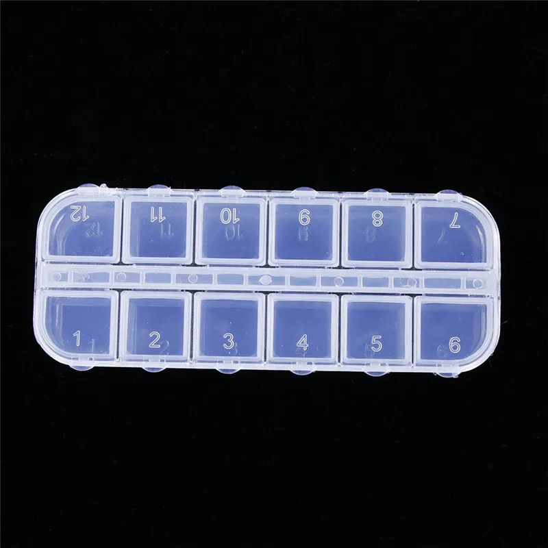Hot 12 Grids Plastic Storage Box Case Nail Art Gems Beads Rhinestone Rings Jewelry Display Box Pills Organizer Storage Supplies
Hot 12 Grids Plastic Storage Box Case Nail Art Gems Beads Rhinestone Rings Jewelry Display Box Pills Organizer Storage Supplies