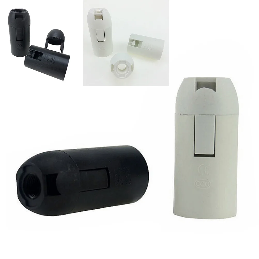 White Black Color Small Screw E14 Plastic Socket Light Bulb Lamp Light Holder 1PCS
White Black Color Small Screw E14 Plastic Socket Light Bulb Lamp Light Holder 1PCS