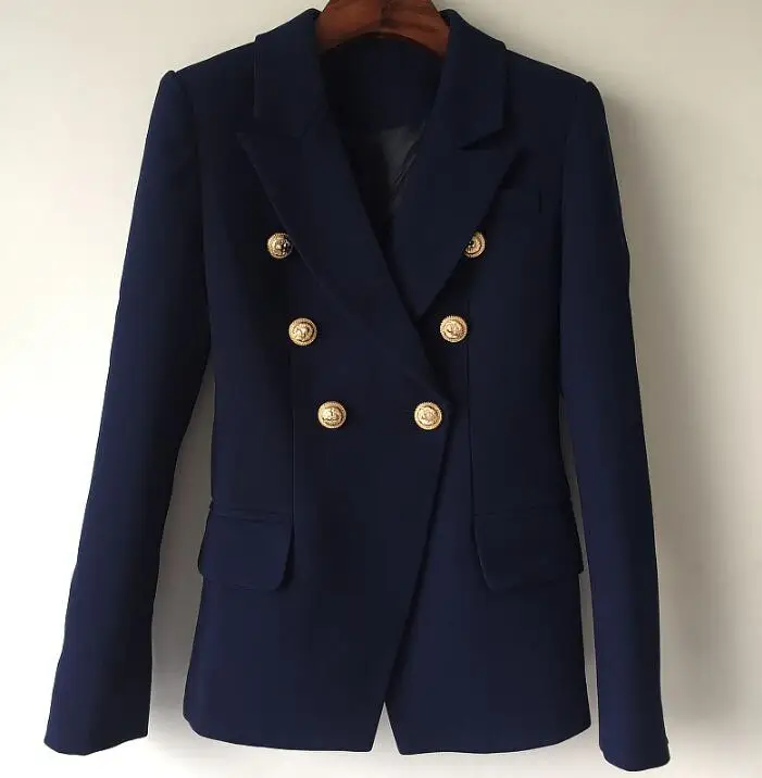 Luxury Runway Designer Blazer Women Double Breasted Elegant Long Sleeve Coat Jacket Blaser Female 2019 Autumn Winter Plus Size
Luxury Runway Designer Blazer Women Double Breasted Elegant Long Sleeve Coat Jacket Blaser Female 2019 Autumn Winter Plus Size