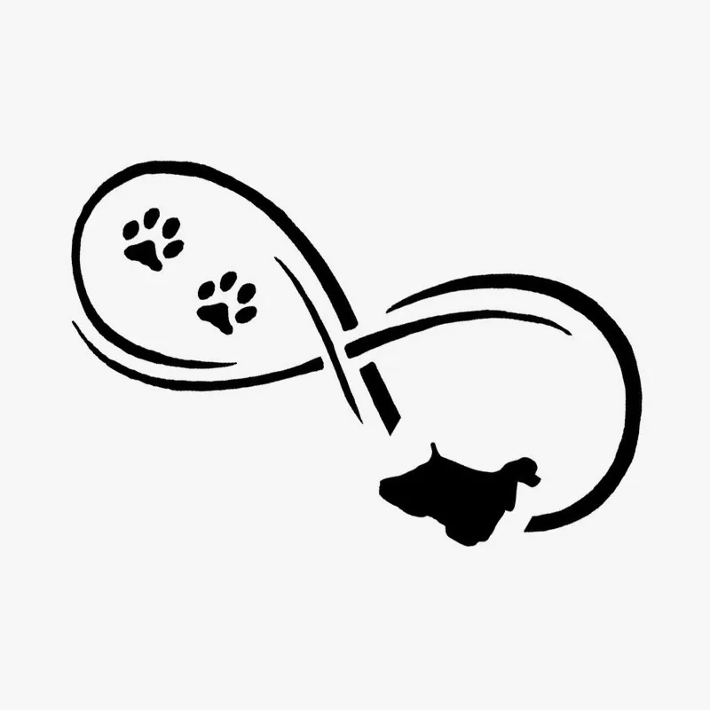 17.7*8.9CM Cocker Spaniel Dog Paw Print Vinyl Decal Car Stickers Car Styling Bumper Decoration Black/Silver GS3376
17.7*8.9CM Cocker Spaniel Dog Paw Print Vinyl Decal Car Stickers Car Styling Bumper Decoration Black/Silver GS3376