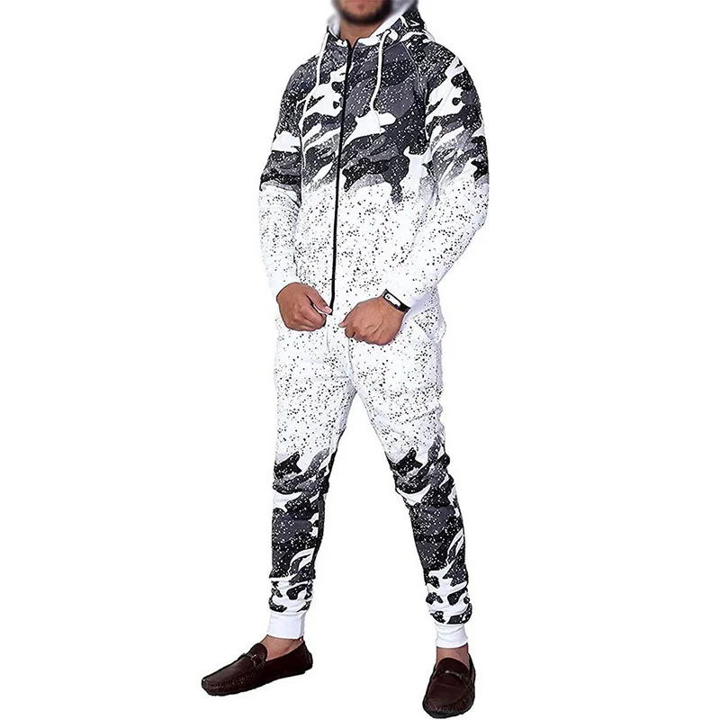 Adisputent Autumn Winter Camouflage Men Suits Men's Casual Tracksuit Patchwork Two Pieces Set with Zipper chandal hombre
Adisputent Autumn Winter Camouflage Men Suits Men's Casual Tracksuit Patchwork Two Pieces Set with Zipper chandal hombre