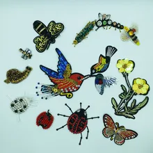 1pc bees ladybird animals patches 3D handmade rhinestone beaded Patches for clothes DIY sew on parches Embroidery appliques
1pc bees ladybird animals patches 3D handmade rhinestone beaded Patches for clothes DIY sew on parches Embroidery appliques