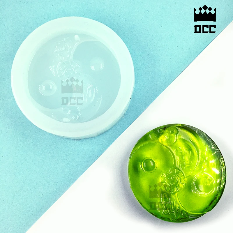 1PC Chinese Style Tai Chi Symbol Pendant Shape Liquid Silicone Mould DIY Resin Jewelry Mould for Epoxy Resin UV Resin Mold
1PC Chinese Style Tai Chi Symbol Pendant Shape Liquid Silicone Mould DIY Resin Jewelry Mould for Epoxy Resin UV Resin Mold