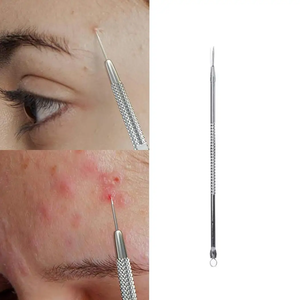 Stainless Steel Blackhead Remover Pimple Blemish 12.8cm Acne Home, Salon, etc Face, etc Extractor Fashion
Stainless Steel Blackhead Remover Pimple Blemish 12.8cm Acne Home, Salon, etc Face, etc Extractor Fashion
