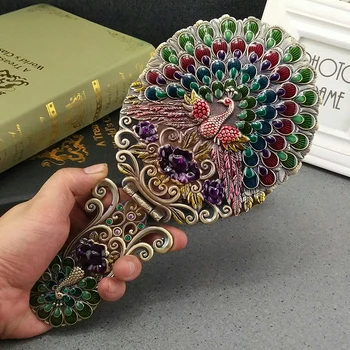 European retro portable foldable hand mirror large size Makeup Desktop mirrors metal decorative mirrors home decor gifts J057C
European retro portable foldable hand mirror large size Makeup Desktop mirrors metal decorative mirrors home decor gifts J057C