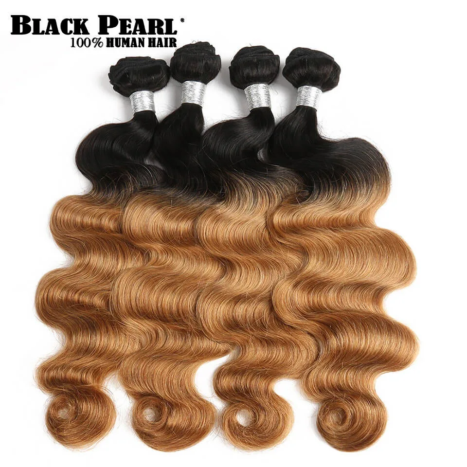 Black Pearl Pre-Colored Honey Blonde Ombre Hair Weave Bundles Body Wave Human Hair1/ 4 Bundles T1b27 Remy Hair Extensions
Black Pearl Pre-Colored Honey Blonde Ombre Hair Weave Bundles Body Wave Human Hair1/ 4 Bundles T1b27 Remy Hair Extensions