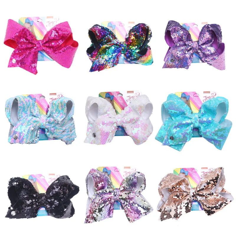 8" Double Sequin Hair Bows for Girls with Clips Bowknot Handmade Hair Decoration Party Favor for Girls
8" Double Sequin Hair Bows for Girls with Clips Bowknot Handmade Hair Decoration Party Favor for Girls