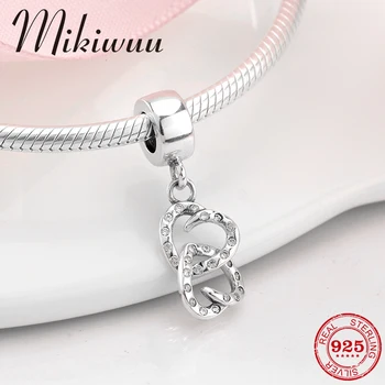 Valentine 925 Sterling silver Heart to heart CZ fine Pendant beads Jewelry making Fit Original Pandora Charm Bracelet
Valentine 925 Sterling silver Heart to heart CZ fine Pendant beads Jewelry making Fit Original Pandora Charm Bracelet
