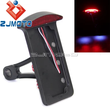 Motorcycle 7 x 4 " LED Light Number Plate For Harley Cafe Racer Custom Side Mount License Plate Holder Bracket w/ Tail Light
Motorcycle 7 x 4 " LED Light Number Plate For Harley Cafe Racer Custom Side Mount License Plate Holder Bracket w/ Tail Light