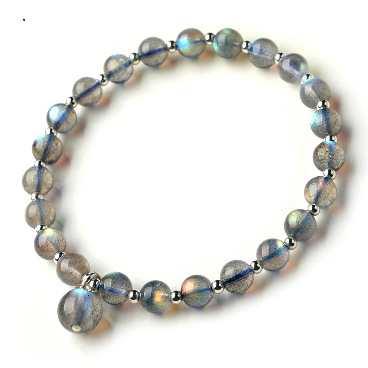 Elongated Feldspar Silver Bead Bracelet Limestone Single Ring Handstring Crystal Fashion Jewelry Girl
Elongated Feldspar Silver Bead Bracelet Limestone Single Ring Handstring Crystal Fashion Jewelry Girl