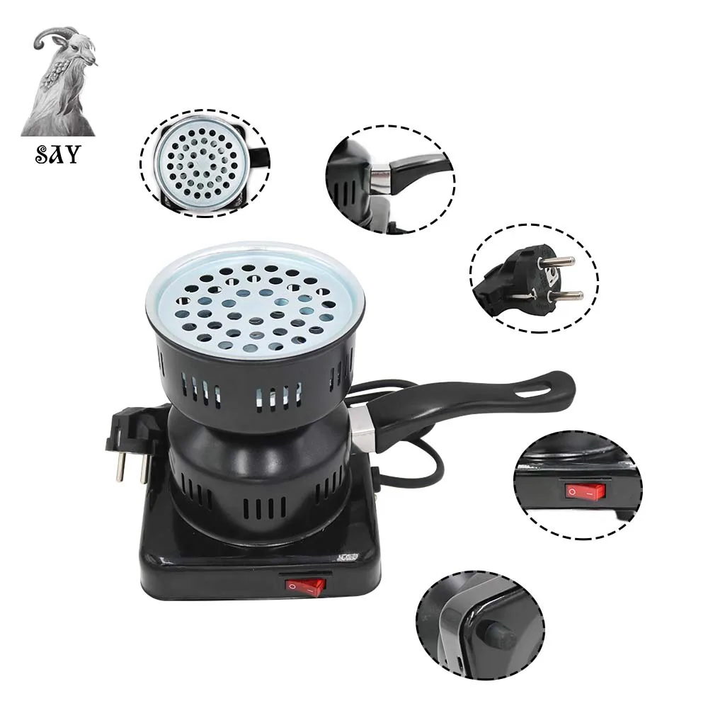 SY Electric Stove Hot Plate Charcoal Hookah Shisha Accessories Lighter Efficient Convenient Burning Charcoal Bowl EU Plug Black
SY Electric Stove Hot Plate Charcoal Hookah Shisha Accessories Lighter Efficient Convenient Burning Charcoal Bowl EU Plug Black