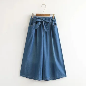 Fashion 2019 Spring Summer Casual Pleated Ankle-Length Trousers Women Cinched Waist Wide-Leg Pants
Fashion 2019 Spring Summer Casual Pleated Ankle-Length Trousers Women Cinched Waist Wide-Leg Pants