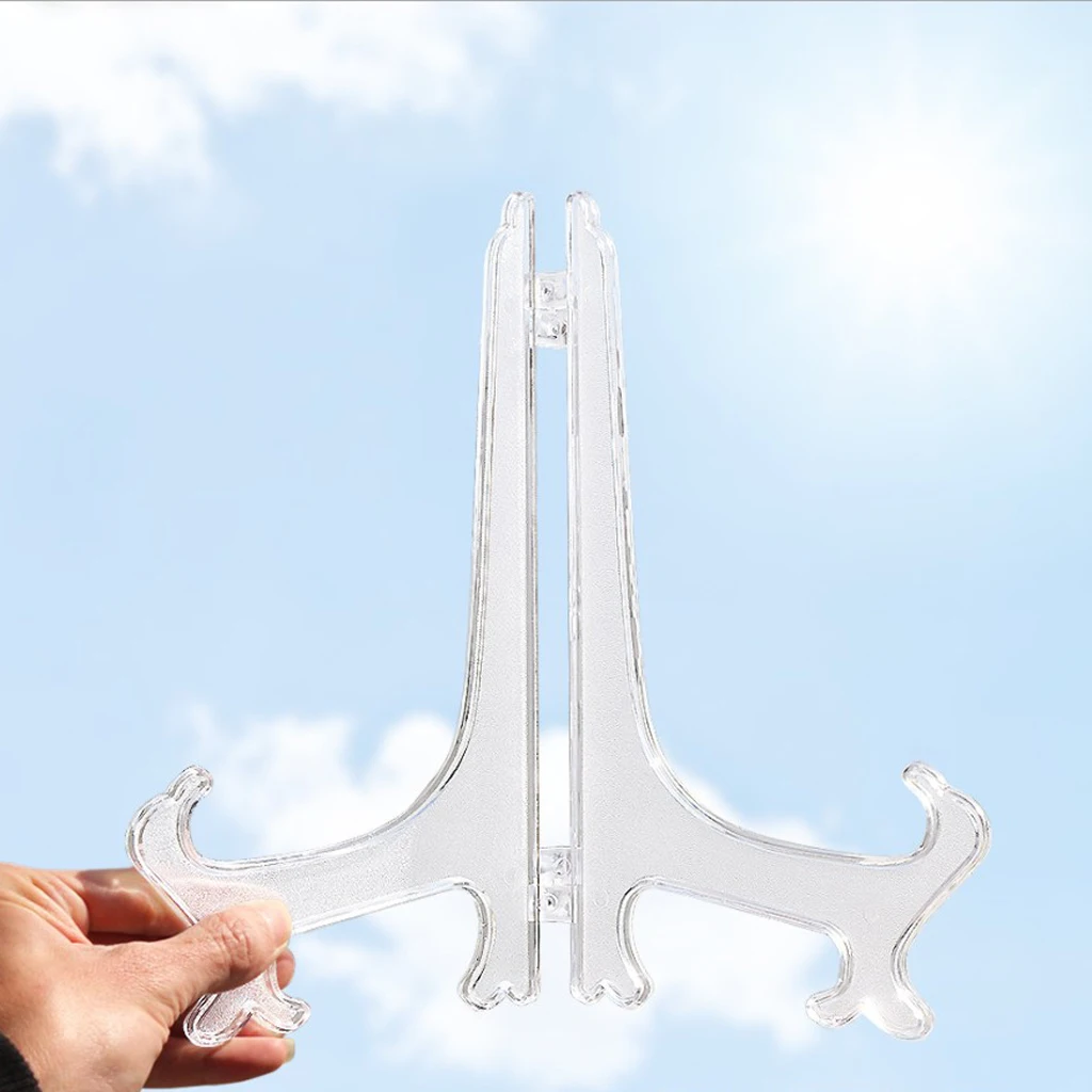 Pack 1PC Plastic Display Easel Bowl Plate Photo Medal Holder Book Stand 25cm Pack 1PC Plastic Display Easel Bowl Plate Photo Medal Holder Book Stand 25cm