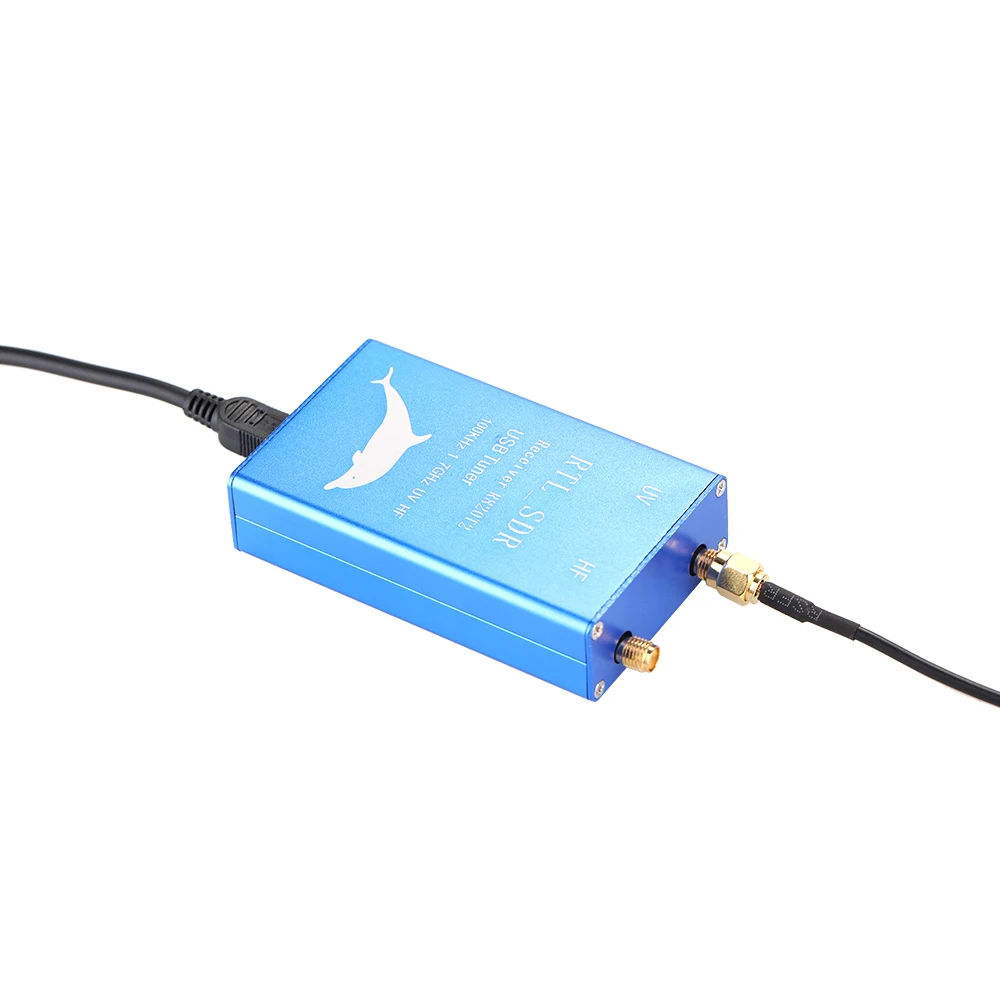 RTL.SDR USB Tuner Receiver RTL2832U+R820T2 100KHz-1.7GHz UHF UV HF Long Service Life Aluminum Shell Material
RTL.SDR USB Tuner Receiver RTL2832U+R820T2 100KHz-1.7GHz UHF UV HF Long Service Life Aluminum Shell Material