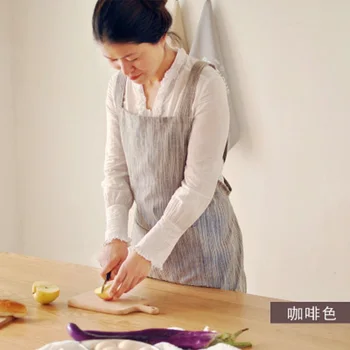 Japanese Brief Cotton Linen Apron With Straps Baking Restaurant Coffee Work Overalls Home Kitchen Cleaning Apron Delantal
Japanese Brief Cotton Linen Apron With Straps Baking Restaurant Coffee Work Overalls Home Kitchen Cleaning Apron Delantal