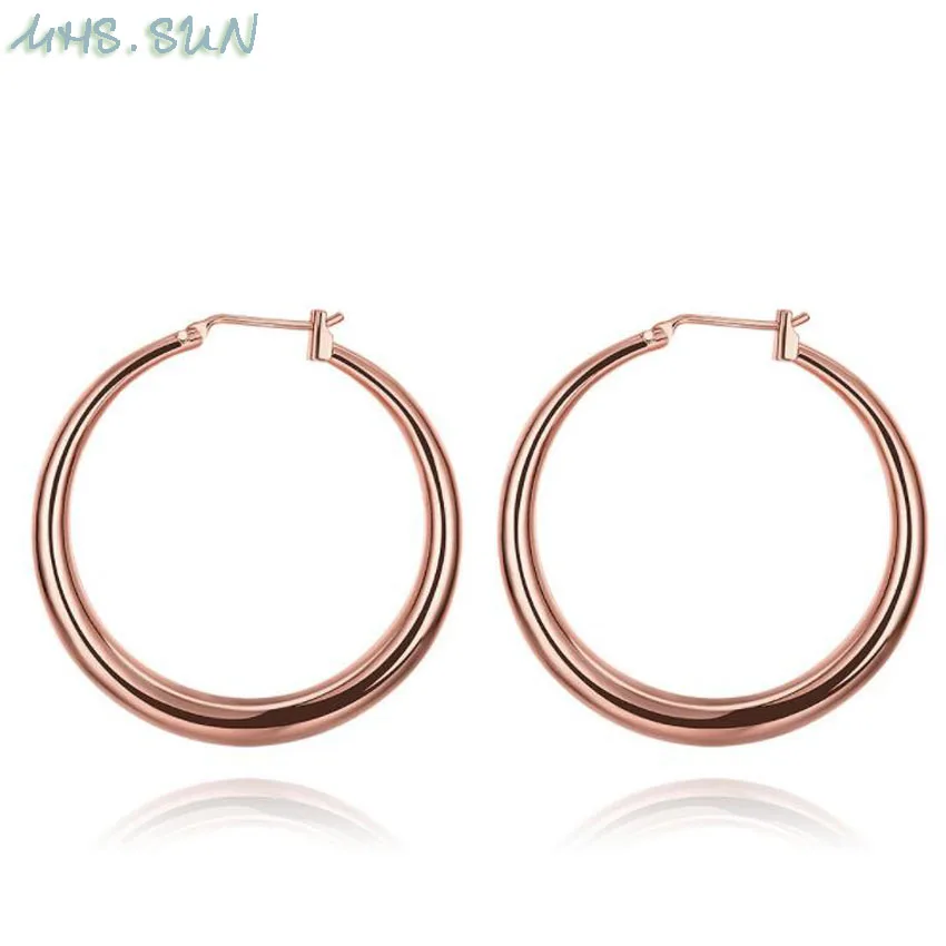 MHS.SUN Circles Hoop Earrings For Women Fashion Gold/Rose Gold Color Jewelry Trendy Round Circle Earrings For Girls Gift
MHS.SUN Circles Hoop Earrings For Women Fashion Gold/Rose Gold Color Jewelry Trendy Round Circle Earrings For Girls Gift