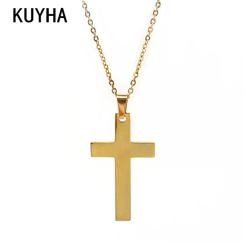 3 Sizes Cross Pendant Necklace Collares Stainless Steel Long Necklace For Men/Women Couple Lovers Jewelry Accessories
3 Sizes Cross Pendant Necklace Collares Stainless Steel Long Necklace For Men/Women Couple Lovers Jewelry Accessories