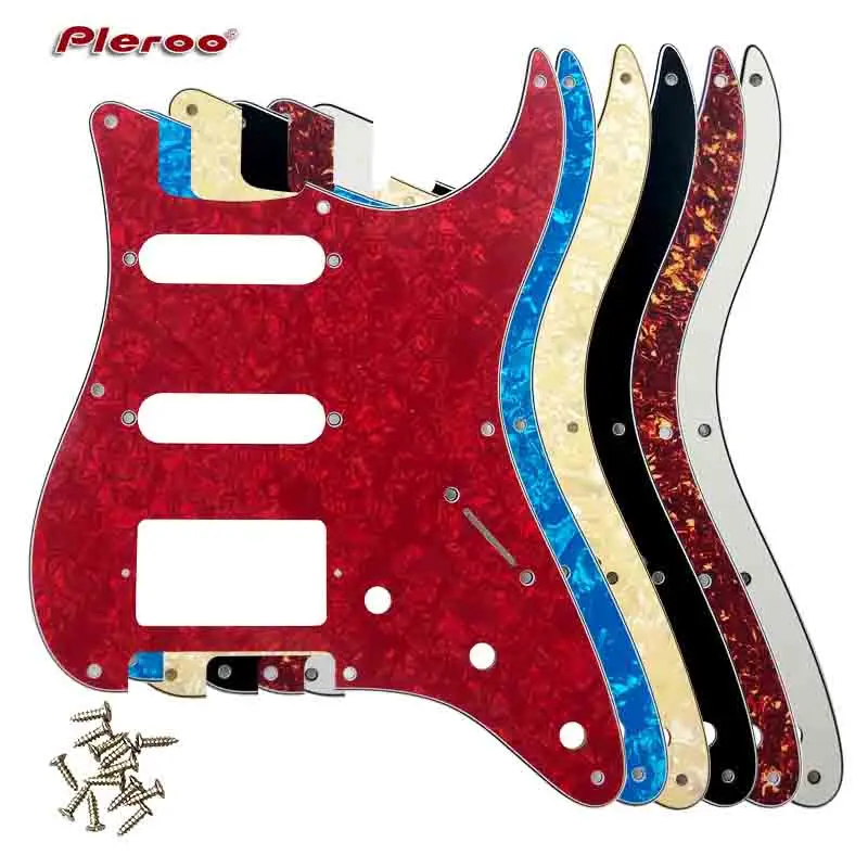 Гитарные детали для США 57 года 8 отверстий Накладка гитары Strat с мостом PAF Humbucker