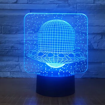 Creative UFO Shape 3d Night Light 7 Color Changing Alien Spacecraft Usb LED Table Lamp Touch Remote Control For Children Gift
Creative UFO Shape 3d Night Light 7 Color Changing Alien Spacecraft Usb LED Table Lamp Touch Remote Control For Children Gift