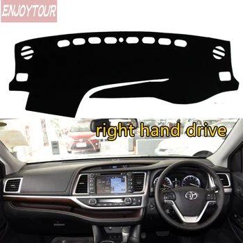 For Toyota Highlander Kluger 2014 2015 2016 2017 2018 2019 Car Styling Covers Dashmat Dash Mat Sun Shade Dashboard Cover Capter