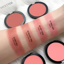4 cores rosto blusher pó rouge maquiagem matte profissional bochecha rouge compõem natural pêssego cosméticos bochecha blusher minerais(China)