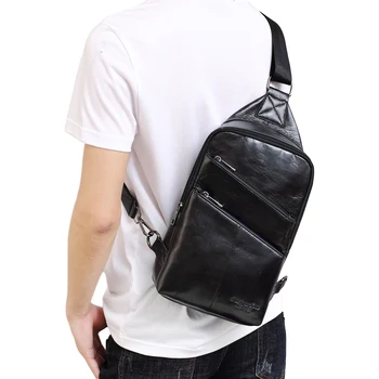 MEIGARDASS Genuine Leather Shoulder Bags Men Casual Chest Bag Male Travel Crossbody Bag Men's Sling Bag Business Messenger Bags
MEIGARDASS Genuine Leather Shoulder Bags Men Casual Chest Bag Male Travel Crossbody Bag Men's Sling Bag Business Messenger Bags