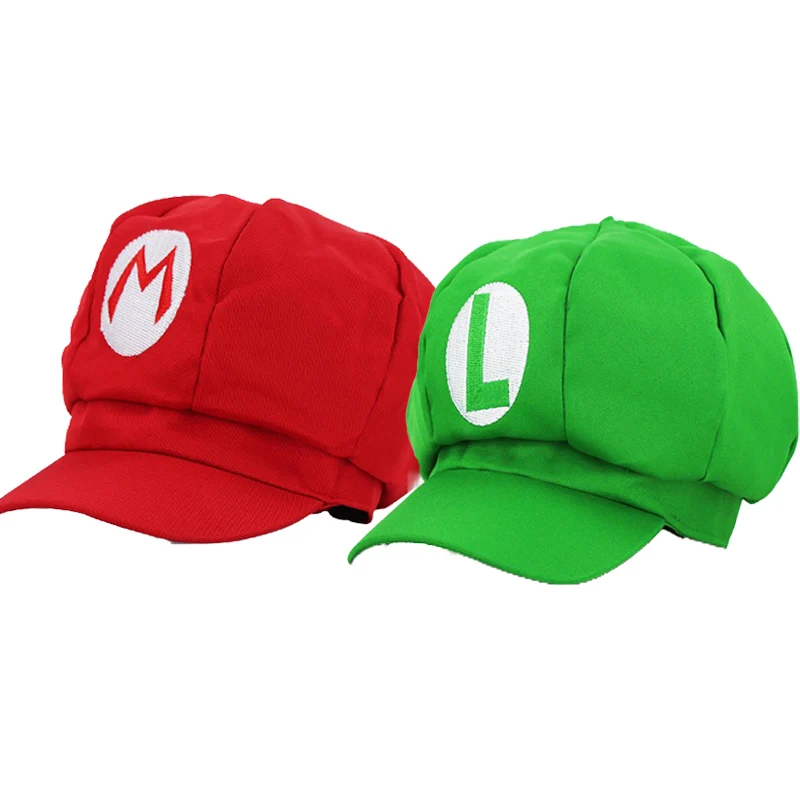 New Game/Characte Luigi Super Mario Bros Cosplay Hat Red Green Hat Cap Baseball Costume
New Game/Characte Luigi Super Mario Bros Cosplay Hat Red Green Hat Cap Baseball Costume