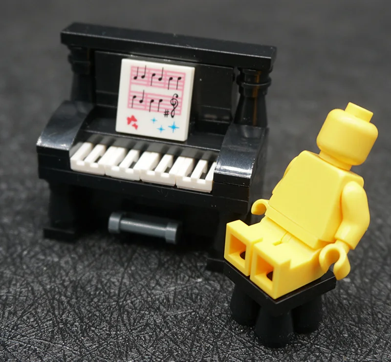 Hot Sale MOC Bricks DIY Piano Keyboard with Print Music Instrument Figure Building Blocks Gifts Doll Toys for X247
Hot Sale MOC Bricks DIY Piano Keyboard with Print Music Instrument Figure Building Blocks Gifts Doll Toys for X247