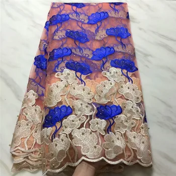 2019 3D flowers French lace fabric beaded African tulle lace fabric with stones 5 yards net lace fabric for dresses pl65-1318
2019 3D flowers French lace fabric beaded African tulle lace fabric with stones 5 yards net lace fabric for dresses pl65-1318