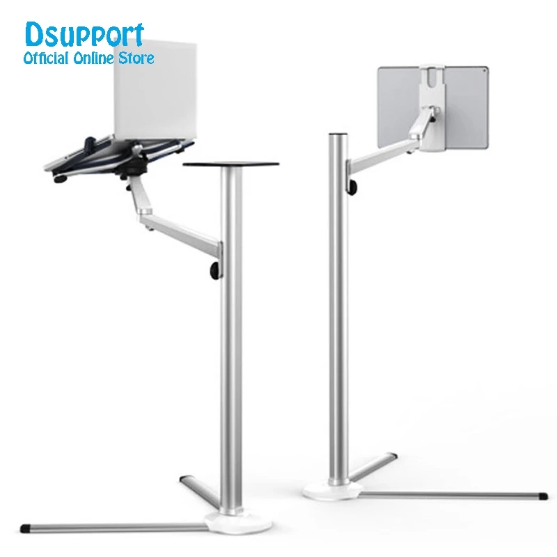 3 in1 UP-8 Aluminum Alloy 7-13" Tablet PC+ 3.5-6" Smartphone Holder +10-15.6" Laptop Floor Stand Rotary Swivel with Mouse Tray
3 in1 UP-8 Aluminum Alloy 7-13" Tablet PC+ 3.5-6" Smartphone Holder +10-15.6" Laptop Floor Stand Rotary Swivel with Mouse Tray